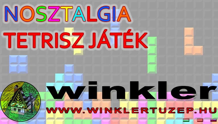 Winkler Tüzép Nosztalgia Tetrisz Játék