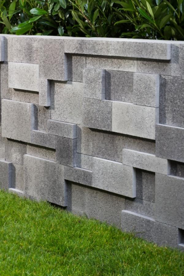 Leier Movado falazókő 21 cm füstantracit kombinált