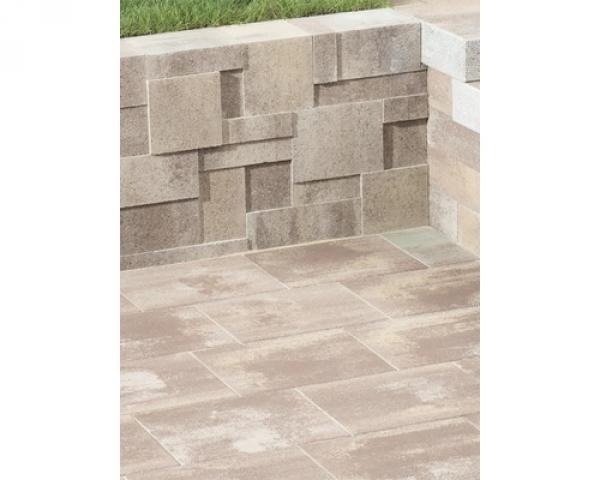 Leier Movado falazókő 21 cm sepia kombinált