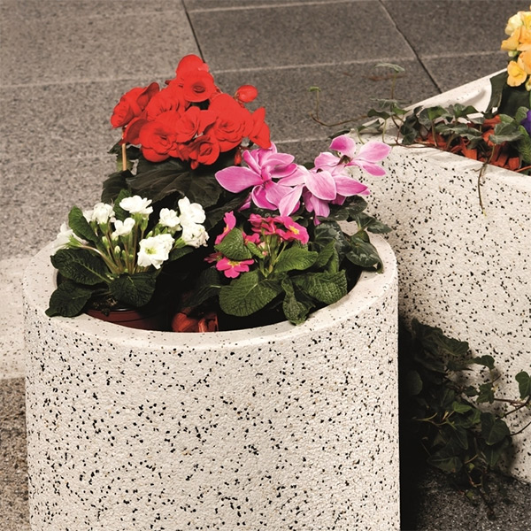 Leier Mosott felületű virágtartó dézsa 40cm Euroline