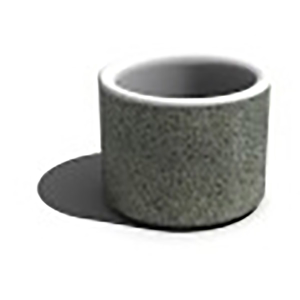 Leier Mosott felületű virágtartó dézsa 50cm Gyöngykavicsos